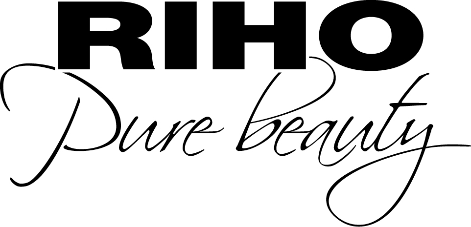 RIHO logo + slogan Black